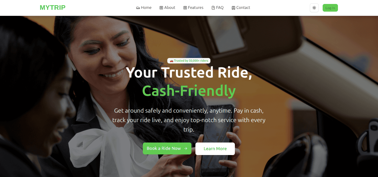 My-Trip (Ride-Share Website)